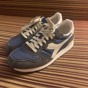 Diadora Camaro Unisex Navy and Charcoal Gray Sneakers